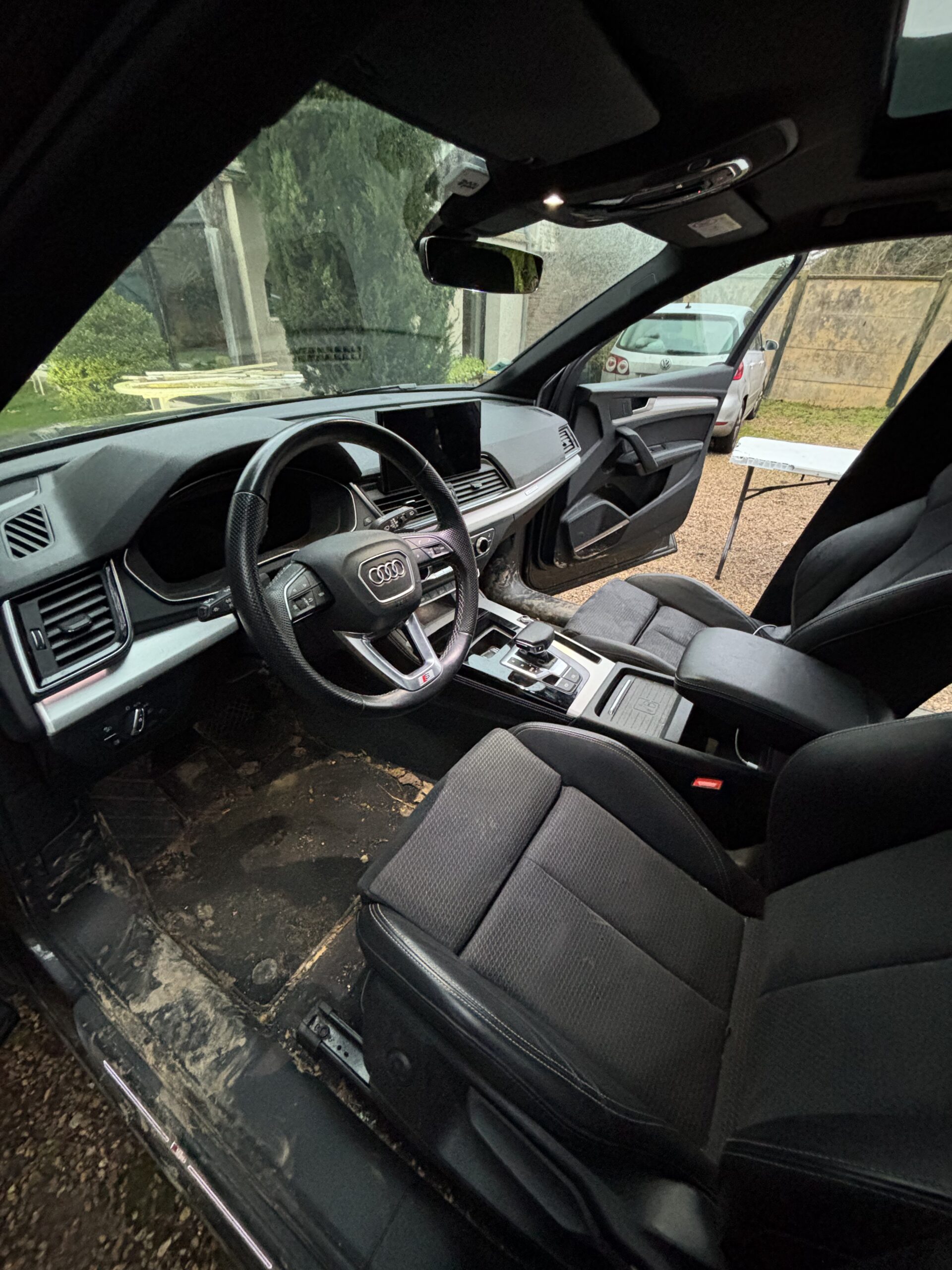 Tapis après nettoyage automobile