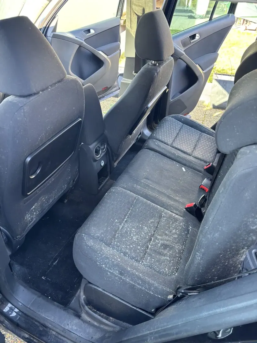 Banquette arrière en tissu — réalisation Carshine